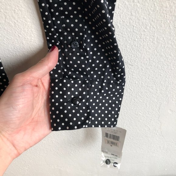 Ralph Lauren Polka-dot Button Down NWT - Picture 7 of 8